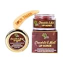 Four Trees Chocolate Lip Scrub | Turns Dark Lips to Pink | Softens, Exfoliates & Hydrates Lips | For Men & Women