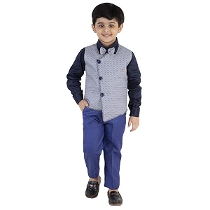 FOURFOLDS Boys 3-Piece Suit