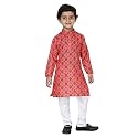 FOURFOLDS Ethnic Wear Kurta Pyjama Set for kids and Boys_FE001