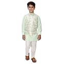 FOURFOLDS Ethnic Wear Kurta Pyjama with Waist