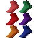 Fourluoo 6 Pair Kid Slouch Sock Knee High Socks