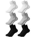 Fourluoo 6 Pair Kid Slouch Sock Knee High Socks