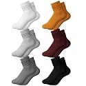 Fourluoo 6 Pair Kid Slouch Sock Knee High Socks