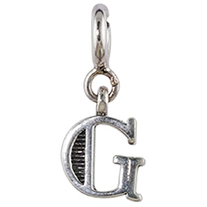 fourseven jewellery 925 sterling silver english alphabet letter charm pendant fits in bracelet and chain for men and women