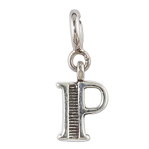 fourseven jewellery 925 sterling silver english alphabet letter charm pendant fits in bracelet and chain for men and women