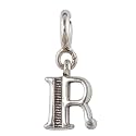FOURSEVEN Jewellery 925 Sterling Silver English Alphabet Letter Charm Pendant, Fits in Bracelet and Chain for Men and Women
