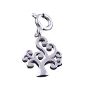 FOURSEVEN Tree of Life Charm Pendant - Fits in Bracelets, Chains and Necklace - 925 Sterling Silver Jewellery for Men and Women (Best Gift for Him/Her) Valentines Day Gifts
