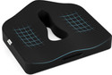 FOVERA Memory Foam Orthopedic Coccyx Plus Seat Cushion Back / Lumbar Support (Black)