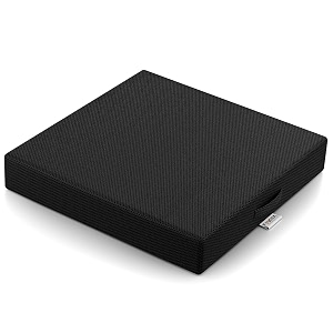 fovera memory foam seat cushion for chair - for office amp home chair - relieves coccyxtailbone amp lower back pain offers for comfortable sitting m - 16 x 16 inch mesh black