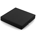 FOVERA Memory Foam Seat Cushion for Chair - for Office &amp; Home Chair - Relieves Coccyx/Tailbone &amp; Lower Back Pain, Offers for Comfortable Sitting (M - 16 x 16 Inch, Mesh Black)