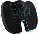 FOVERA Orthopedic Coccyx Seat Cushion - For Tailbone Pain Relief (For Above 80kg WT) Back / Lumbar Support (Black)