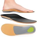 FOVERA Rigid Arch Support Insole for Flat Feet - Orthotic Shoe Inserts for Plantar Fasciitis, Heel Spurs, High Arch, Foot Pain &amp; Enhanced Stability, Trimmable Shoe Soles (S, Women's 7-8 UK)