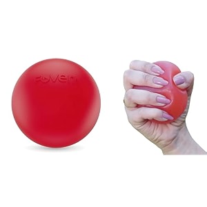 fovera stress relief ball for hand therapy exercise arthritis finger wrist carpal tunnel pain relief grip exerciser strengthening pack of 1