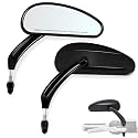 FOVPLUE Teardrop Motorcycle Rearview mirrors for Harley Models 1982-2026