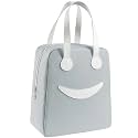 Insulated Lunch Bag for Office School Picnic Outdoor Lunch Bag for Women Student Kids Storage Bag Portable and Reusable Regular Size (Large Grey)