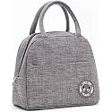 Insulated Lunch Bag for Office School Picnic Outdoor Lunch Bag for Women Student Kids Storage Bag Portable and Reusable Regular Size (Grey)