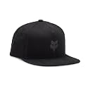 Fox Racing Fox Head Snapback HAT, Black/Charcoal, One Size