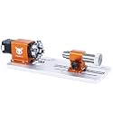 FoxAlien 4th Axis Rotary Engraving Module with 4 Jaw Chuck for Masuter Pro and Masuter 3, Reducing Ratio 30:1 for CNC Router Engraving Machine with NEMA17 Stepper Motor