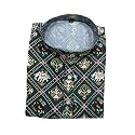 FOXDX Men39s Cotton Blend Printed Long Kurta