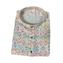 FOXDX Men39s Cotton Blend Printed Long Kurta