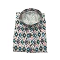 FOXDX Men39s Cotton Blend Printed Long Kurta