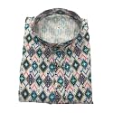 FOXDX Men39s Cotton Kurta Ethnic Printed Kurta