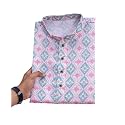 FOXDX Men39s Cotton Kurta Ethnic Printed Kurta