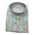 FOXDX Men39s Cotton Kurta Ethnic Printed Kurta