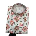 FOXDX Men39s Cotton Kurta Ethnic Printed Kurta