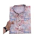 FOXDX Men39s Cotton Kurta Ethnic Printed Kurta