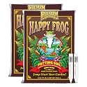 FoxFarm Happy Frog Potting Soil with 2 Plant Tags, 2 cu ft (2 Pack)