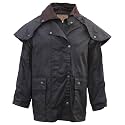 Foxfire Men's Short Oilskin Western Australian Waterproof Duster Coat, Raincoat Oil Cloth Cotton