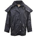 Foxfire Men's Short Oilskin Western Australian Waterproof Duster Coat, Raincoat Oil Cloth Cotton