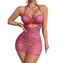 Foxiny Sexy Lingerie Dress Women Ruched Bodycon Outfit