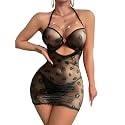 Foxiny Sexy Lingerie Dress Women Ruched Bodycon Outfit