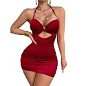 Foxiny Sexy Lingerie Dress Women Ruched Bodycon Outfit