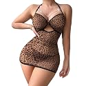 Foxiny Sexy Lingerie Dress Women Ruched Bodycon Outfit