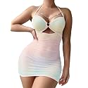 Foxiny Sexy Lingerie Dress Women Ruched Bodycon Outfit