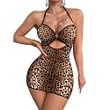 Foxiny Sexy Lingerie Dress Women Ruched Bodycon Outfit