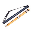 Foxit Musical Flutes C Scale Natural Bamboo Flute (14 inches, Medium) Carry Bag Bamboo Flute