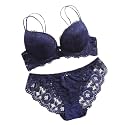 Foxline Women39s Lace Push Up Underwired Solid