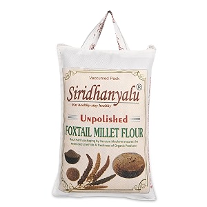 foxtail millet flour unpolished amp organic  gluten free kangnithinaifoxtail millet atta  powder  for healthy life style  foxtail millet flour for weight management online new tech rock-hard vacuumed pack