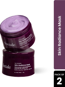 foxtale de-tan face mask for instant tan removalbrightening and glowing skinpack of 2