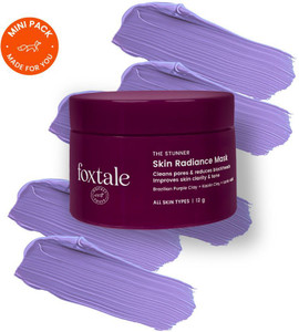 foxtale de-tan face mask for instant tan removalbrightening skinremoves blackheads