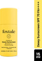 Foxtale Sunscreen - SPF 70 PA++++ Sunscreen - SPF 50 PA++++ Dewy Sunscreen with Naicinamide