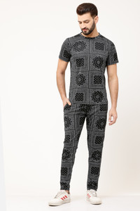 foxter printed men track suit