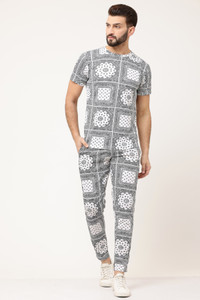 foxter printed men track suit