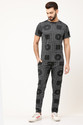 FOXTER Printed Men Track Suit