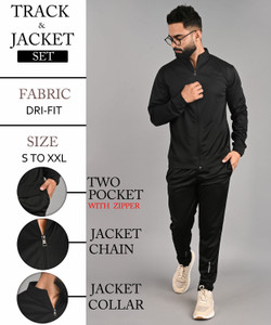 foxter solid men track suit
