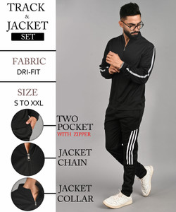 foxter solid men track suit